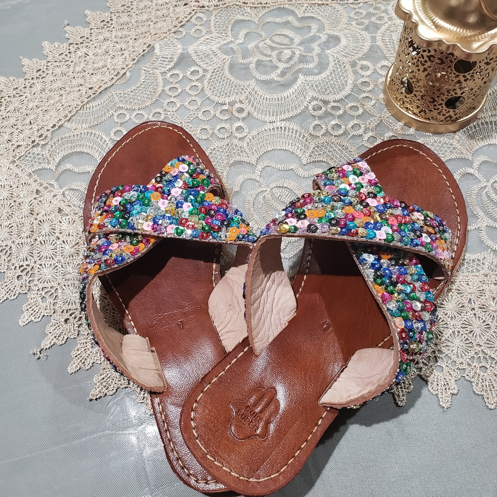 Leather handmade artisan sandals